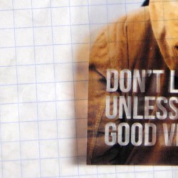 Don't look back