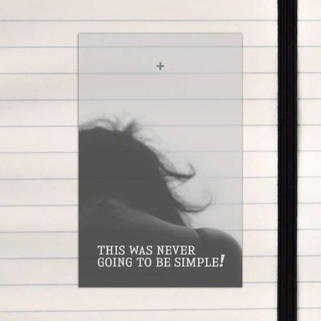Never simple.