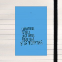 In your head.