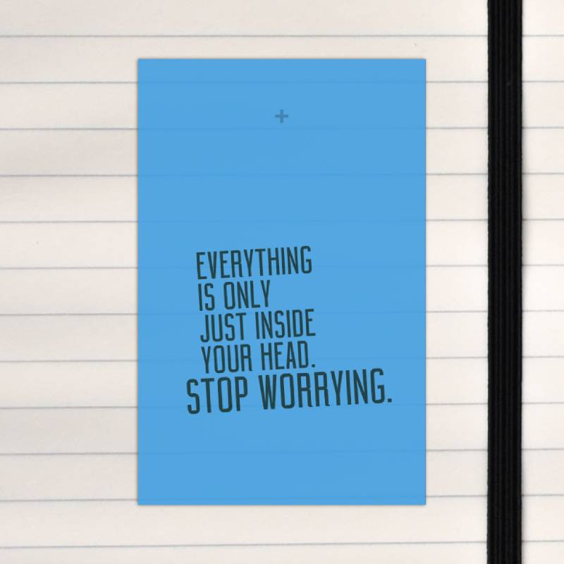 In your head.