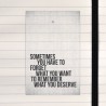 Sometimes you have to forget.