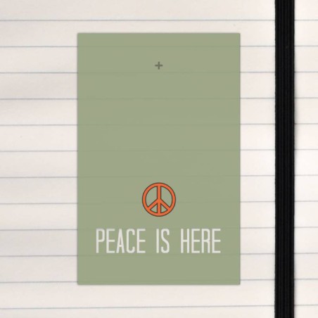 Peace is here.