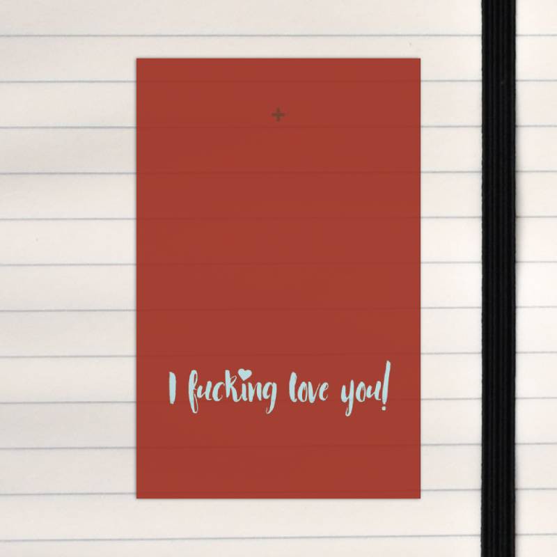 I fucking love you in red.