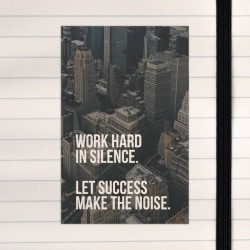Word hard in silence.