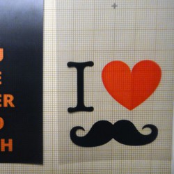 I heart moustache