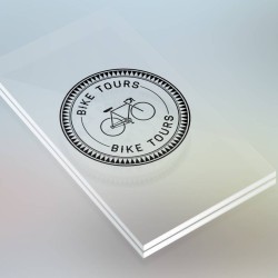 Vintage badge Bike Tours.