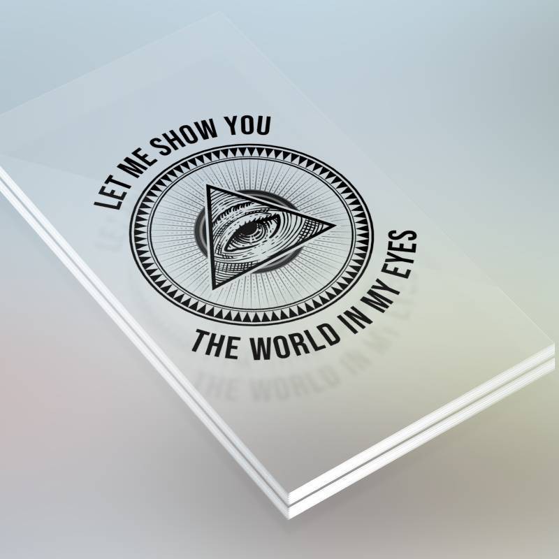 World in my eyes.