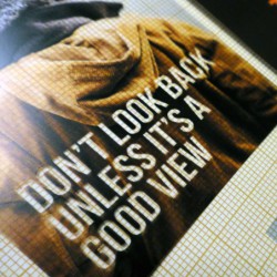 Don't look back