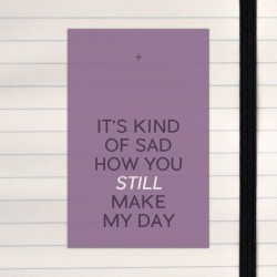 It's kind of sad.