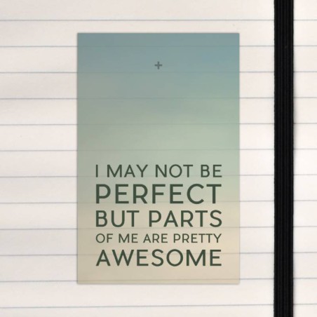 I may not be perfect.