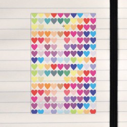 Full of hearts.