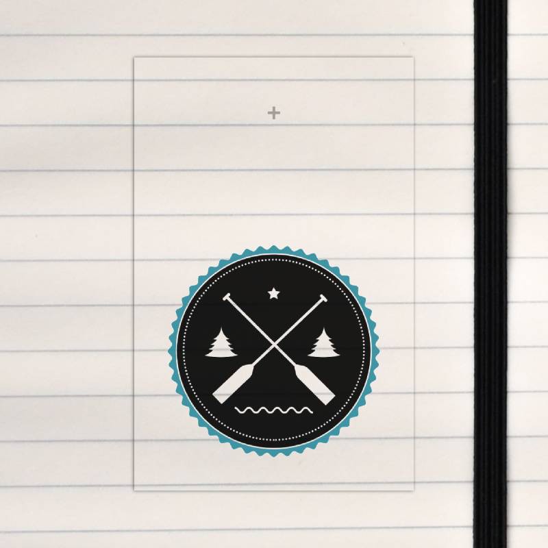 Paddle badge.