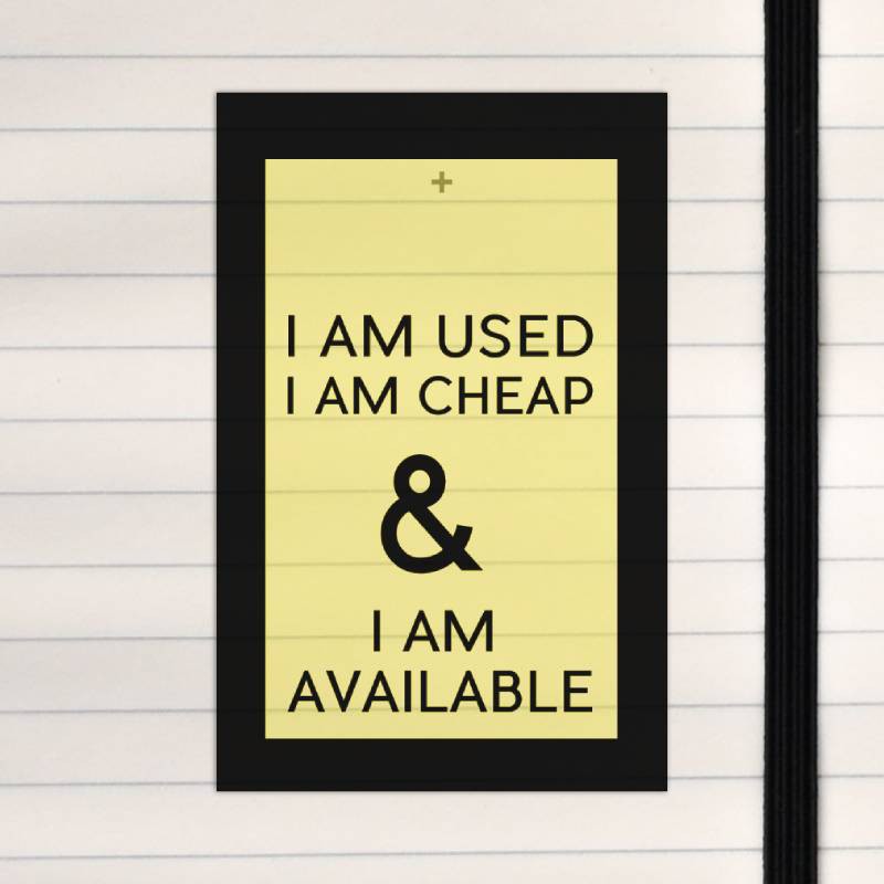 Used and cheap.