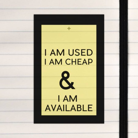 Used and cheap.