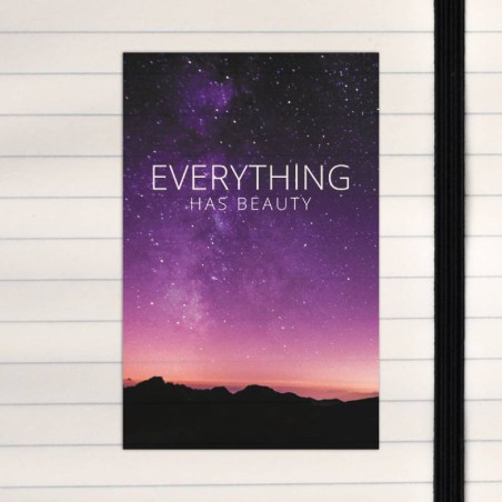 Everything has beauty.