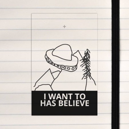 I want to has believe.